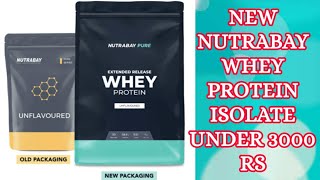 Brand New NUTRABAY WHEY PROTEIN ISOLATE  Nutrabay Whey Protein Isolate Under 3000 Rs  Core Fit Lab [upl. by Stefania601]