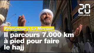 Pèlerinage à la Mecque  Il parcours 7000 km à pied pour faire le hajj [upl. by Scholem70]