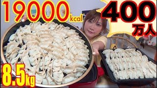 【HIT 4 MILLION SUBSCRIBERS】 THE BEST 400 Dumplings EVER MAKE amp EAT IT 85Kg 19000kcalUse CC [upl. by Eoz813]