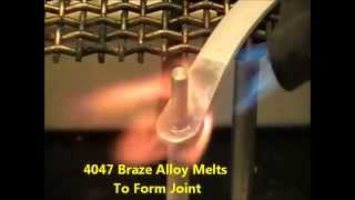 6061 to 6061 Aluminum Brazing Using Superior 20 Flux [upl. by Sherburne]