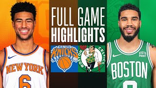 KNICKS at CELTICS  NBA PRESEASON FULL GAME HIGHLIGHTS  October 17 2023 [upl. by Tansey]