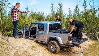 ДЛИННЫЙ ПРОХОДИМЫЙ И НЕ ПРОХОДИМЫЙ JEEP GLADIATOR [upl. by Alesiram]