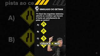 Placas de trânsito 🚦 prova do DETRAN 2024 autoescola simuladodetran2024 [upl. by Savell]