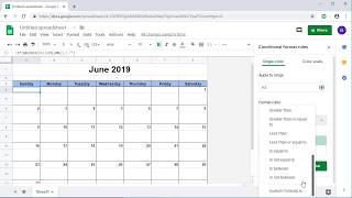 How to Create a Dynamic Monthly Calendar in Google Sheets  Template Provided [upl. by Eduardo417]