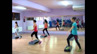 Step Aerobics Choreography Siłownia u Jacka Działdowo [upl. by Abisia]