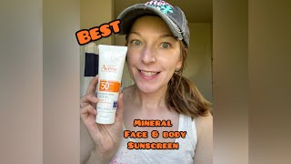 Avene Mineral sunscreen face amp body 50spf 🧴☀️ [upl. by Seagraves954]