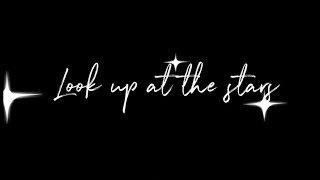 Shawn Mendes  Look Up At The Stars Lyric Video [upl. by Nibor]