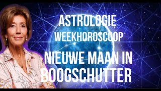 ASTROLOGIE WEEKHOROSCOOP 9 TOT 16 DECEMBER 2023 NIEUWE MAAN IN BOOGSCHUTTER ASTROLOOG IRMA V D WIJK [upl. by Stock146]