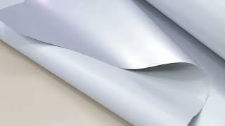 Silver Lacquered PVC Coated Heat Resistant Canvas Tarp [upl. by Earahs103]