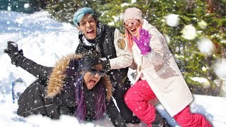 LAS MEJORES COMPETENCIAS EN NIEVE  POLINESIOS VLOGS [upl. by Michigan]