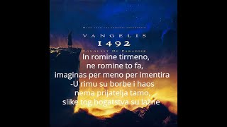 Vangelis  Conquest of Paradise 1492  Osvajanje raja 1492 with lyrics  prevod na srpski [upl. by Ahsilif]