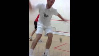 Nick matthew vs Daryl selby squash match [upl. by Htieh394]