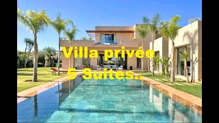 Vente Villa privée 5 Suites sur 3100 m² Marrakech [upl. by Licht]