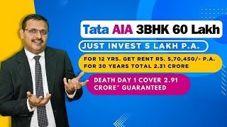 Get ₹2 Cr Return Benefit in TATA AIA EProperty Plan  Just Start From Monthly Investment ₹42k  BCC [upl. by Amery]