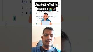 Quiz for java developer  shorts java javaprogramming coding javainterviewquestions [upl. by Reinhard]