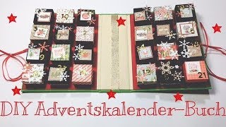 DIY AdventskalenderBuch tutorial  deutsch [upl. by Wivestad]