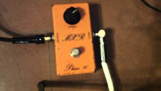 vintage Script MXR Phase 90 Bud Box [upl. by Retsevlys120]