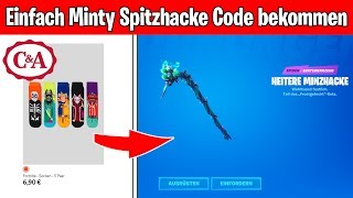 Neue Minty Spitzhacke Codes Fortnite Socken bei CampA kaufen amp Minty Pickaxe Code kostenlos bekommen [upl. by Lonnie]