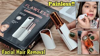 Flawless facial hair Remover Honest Review  how to use  works or waste of money [upl. by Octavian579]