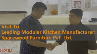 Visit To Leading Modular Kitchen Manufacturer  Spacewood Furniture Pvt Ltd [upl. by Tiffany]