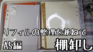 【リフィル沼】システム手帳のリフィルを整理したいA5編【システム手帳】 [upl. by Mollie]