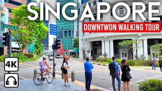 SINGAPORE 🇸🇬 4K Walking Tour Downtown Marina Bay Orchard Road 2024 [upl. by Donell484]