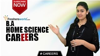 CAREERS IN BA HOME SCIENCE – MAMPhilPHdNutrition ResearchTop RecruitersDistance Learning [upl. by Novla185]