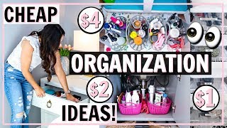 BUDGET FRIENDLY ORGANIZATION HOW TO ORGANIZE FOR CHEAP  Alexandra Beuter [upl. by Ronyar]