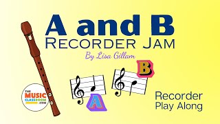 EASY Recorder Song for Beginners Uses quotAquot and quotBquot [upl. by Nedrud]