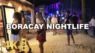 NIGHTLIFE Tour in BORACAY  2023 Best New Clubs amp Bars Walking Tour  Station 13  Philippines [upl. by Britta]