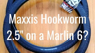 Maxxis Hookworm 25quot Tires on a Trek Marlin 6  Plus a Brake Tip [upl. by Vassar]