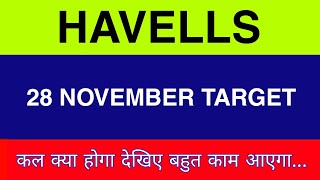 28 November Havells Share  Havells Share latest News  Havells Share price today news [upl. by Adur719]