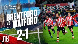 Highlights amp Goals  Brentford vs Watford 21  Premier League  Telemundo Deportes [upl. by Haelem61]