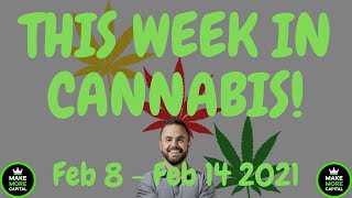 This Week in Cannabis  Feb 8 to Feb 14 2021  Plus My Portfolio Update To Capitalize on US MSOs [upl. by Paxton621]