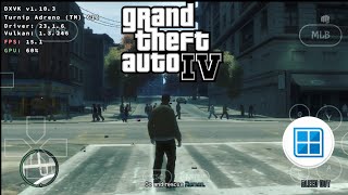 Winlator v50 Grand Theft Auto IV GTA 4 Poco x3 NFC  sd 732g  Windows on Android [upl. by Annavas692]