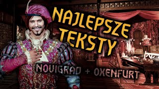 Wiedźmin 3  Najlepsze TEKSTY Novigrad  Oxenfurt [upl. by Alexandr]