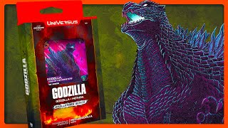 Whats Inside the GODZILLA  MOTHRA Challenger Deck  UniVersus CCG [upl. by Mccowyn878]