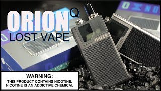 ORIONQ Pod System By LOST VAPE Vape Pod System Review [upl. by Aerua]