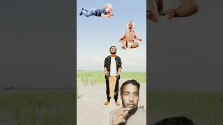 Crying Flying babies catching vs cat amp puppy  Funny magic vfx video shorts vfx [upl. by Fredella]