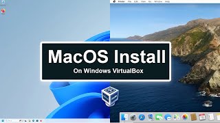 MacOS On Windows VirtualBox  Push Button Installer [upl. by Aeirdna]