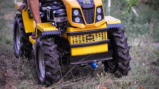 Minitractor 4x4 Campo T18 G2 progarden Unboxing asamblare Č™i pornire [upl. by Llednek]