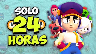 ¿ CUÁNTOS BRAWLERS tendré en SOLO 24 HORAS  ft MareBS [upl. by Ijat]