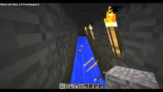 Minecraft Piston Mob Grinder Tutorial [upl. by Leinahtan]