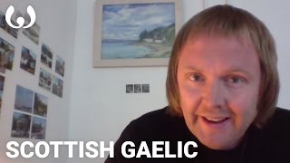 WIKITONGUES Àdhamh speaking Scottish Gaelic [upl. by Olnee]