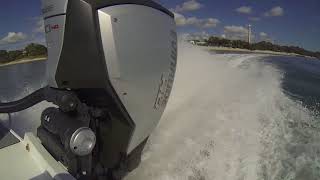 Evinrude 150 HO G2 Pure engine sound [upl. by Ahsekel]