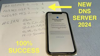 NEW DNS UNLOCK 2024 Remove icloud lock without owner Unlock Apple activation lock forgot password [upl. by Lettig]