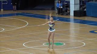 Shaelyn Albrecht University of Michigan Baton Twirler  2017 NBTA Collegiate Twirling Champion [upl. by Brinn]