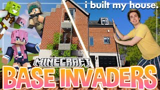 I Built My Real House in Minecraft Base Invaders [upl. by Virendra]