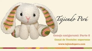 Conejo amigurumi Parte 5 acabados [upl. by Ayokal21]