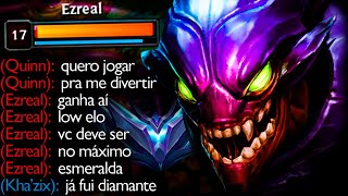 TILTANDO OS DIAMANTES DE KHAZIX QUE JOGAM PRA SE DIVERTIR KKKKKKK [upl. by Margette823]